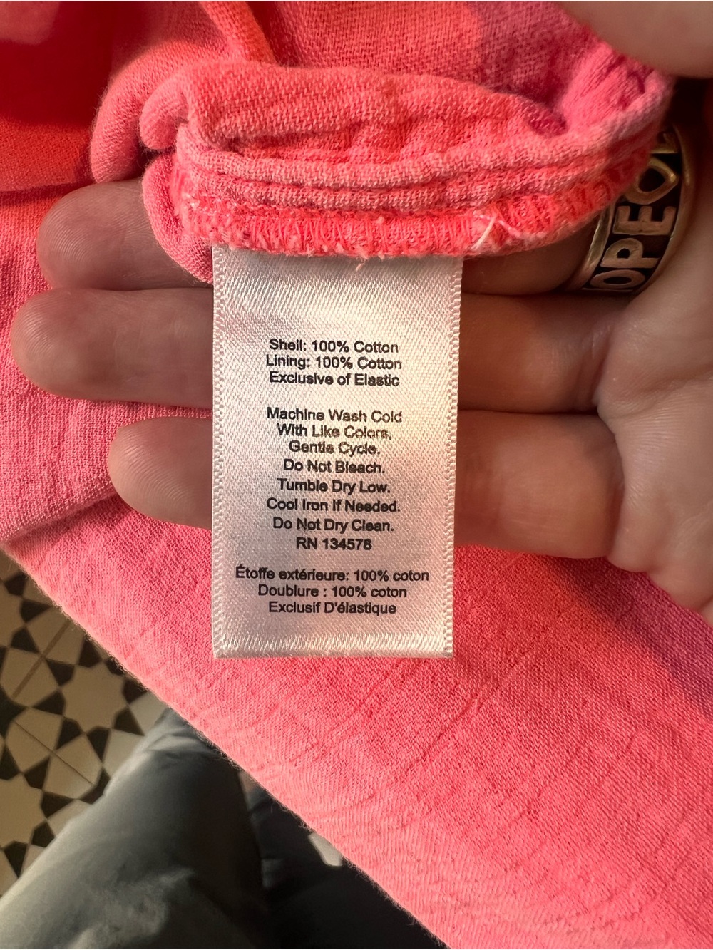 Vineyard Vines Girls Coral Tiered Cotton Dress Sz 10 Puff Sleeve Summer Beach - Picture 6 of 9